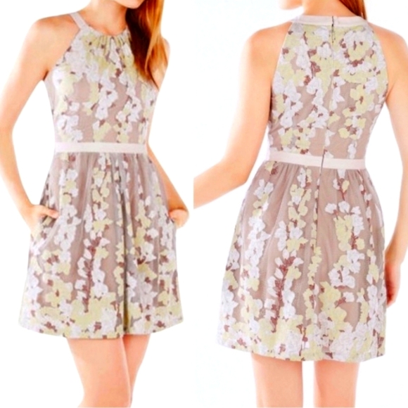 BCBGMaxAzria Cailyn Dress in Silver Dove - Picture 2 of 12